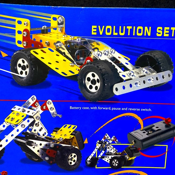 ERECTOR EVOLUTION SET 2 VTG 1995 CONSTRUCTION METAL SYSTEM IN ORIGINAL BOX - Picture 7 of 16